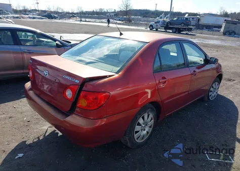 2004 Toyota Corolla Le z USA, uszkodzony, nr VIN 2T1BR32E14C271654